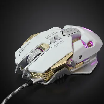 

7 Button 3500 DPI USB Wired Mechanical Gaming LED adjustable macro editor Optical Professional Game Mouse Mice for PC Laptop