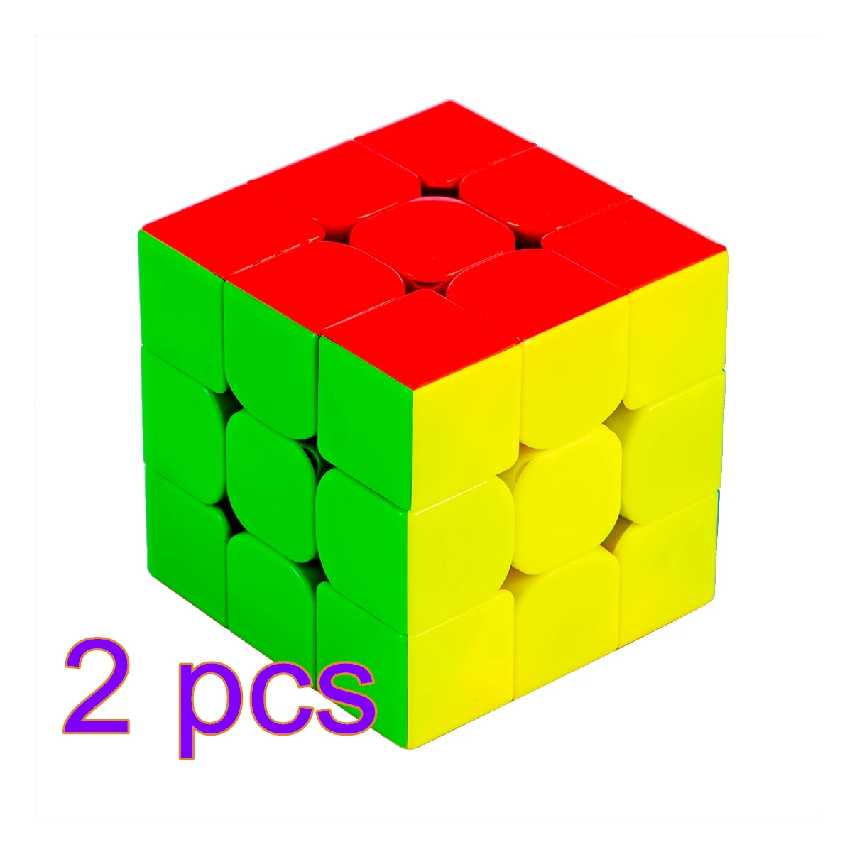 

1pcs /2pcs Yuxin Little Magic 3x3 Magic Cube Speed Magic Cube For Challenging Puzzle Game Puzzle Cubes - Colorful