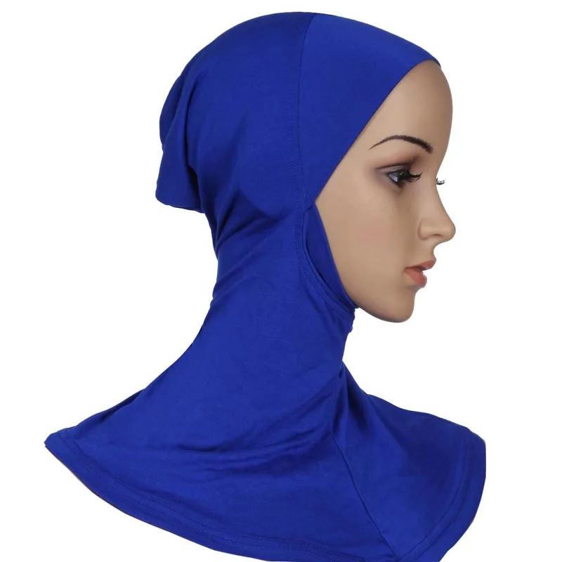 Женский мусульманский головной убор высокого качества модальные хиджабы мусульманский исламский шарф шарфы тюрбанты cabeza для женщин головной убор хиджаб - Цвет: blue