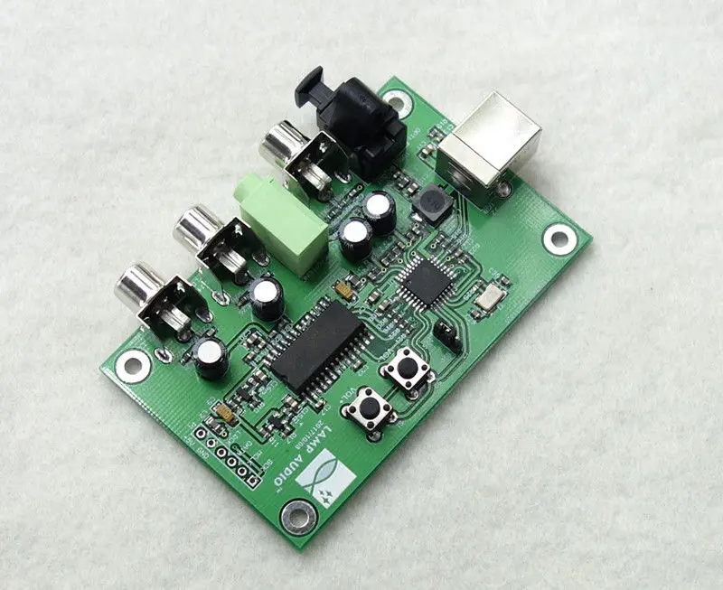 USB к I2S IIS оптоволоконный коаксиальный выход S/PDIF Hi Fi DAC декодер OTG внешняя звуковая