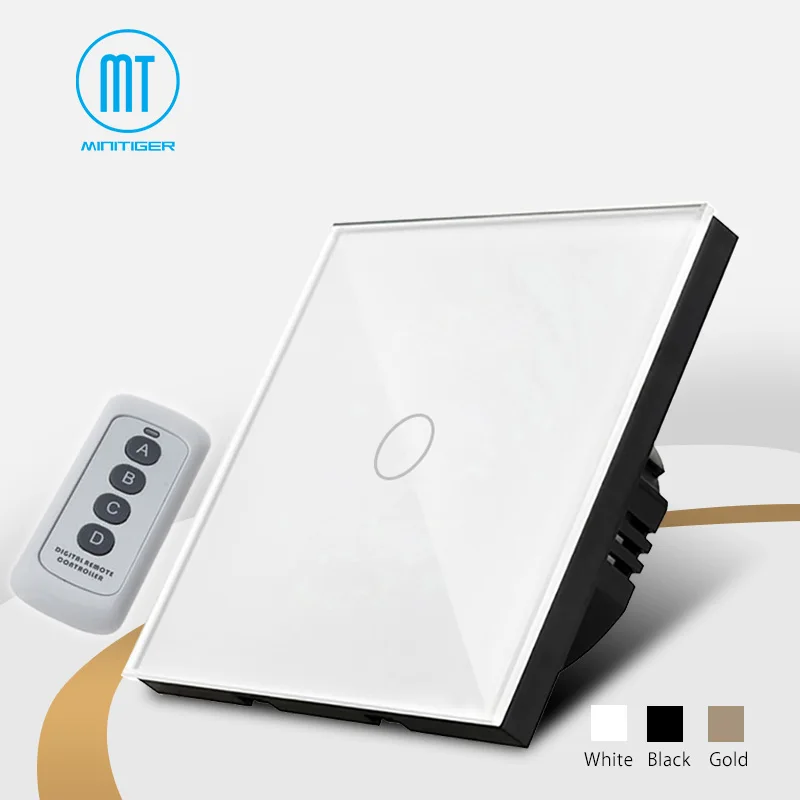 Minitiger Eu Touch Switch 1 Gang Wireless Remote Control