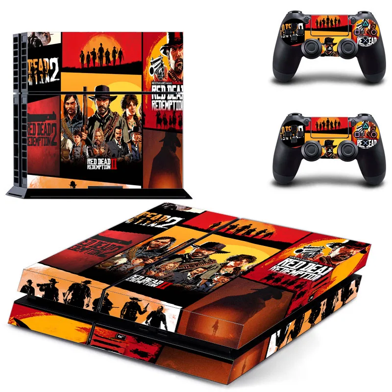 For Red Dead Redemption 2 For PS4 Gamepad Controller Skin Sticker For