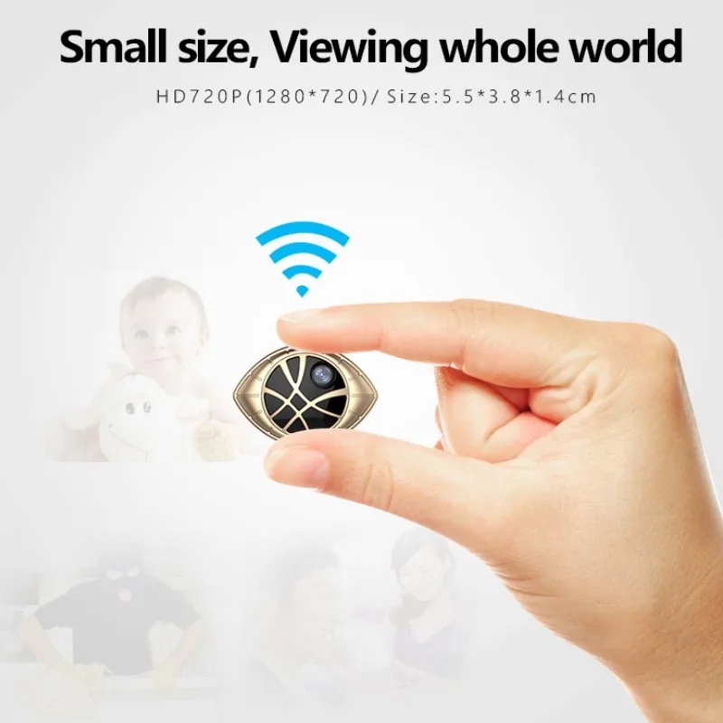 Оптовая продажа модная спортивная мини камера HD 720P Экшн с магнитной записью Wi Fi DV