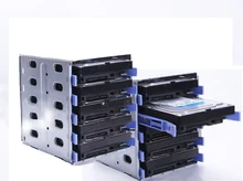 Пластик и Сталь 5 Отсек Жесткого Диска Для Переноски Ящик Для 3.5 «IDE SATA SAS HDD Защитите Чехол 5-бэй внешний SSD док-станция