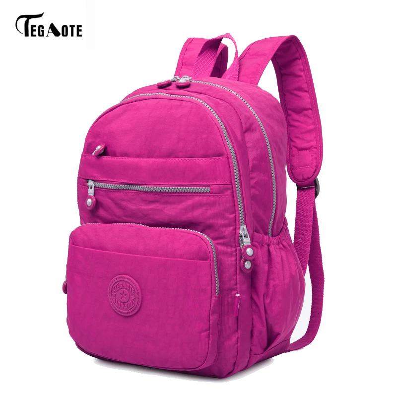 TEGAOTE рюкзак для ноутбука непромокаемый школьный рюкзак для девочек повседневный мужской женский нейлоновый рюкзак для школы подростковый