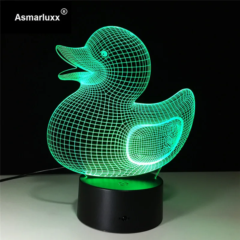 Asmarluxx Duck 3d led lamp0005