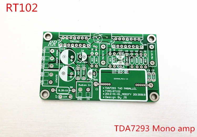 pcb board only new mono amp parallel tda7293 amplifier mono amplifier