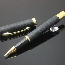 Бриллиант ручка высокого качества canetas черная шариковая ручка 0,5 мм черные чернила Заправка металлическая шариковая ручка для школьные принадлежности