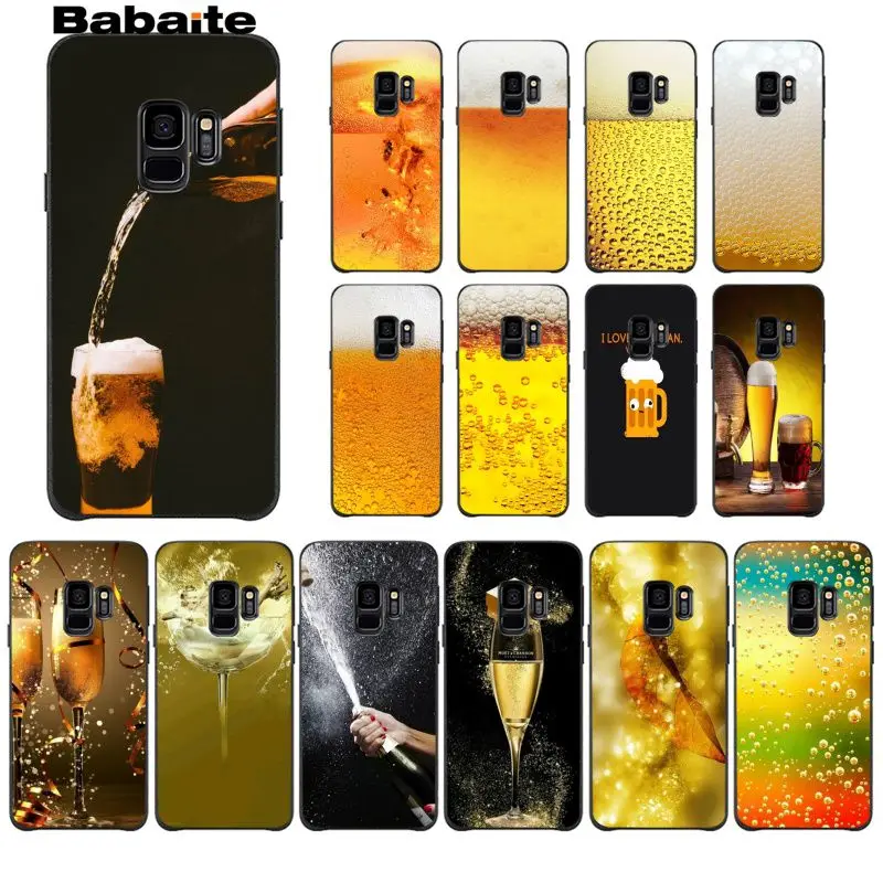 

Babaite Summer Beer Bubble Bottle Top Detailed Popular Cell Phone Case Cover For GALAXY s7 edge s8 plus s9 plus s6 s6 edge s10
