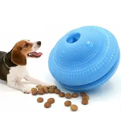 PETFORU Pet игрушка-кормушка кошка собака утечка еда диспенсер щенок играть гироскоп Игрушка-синий