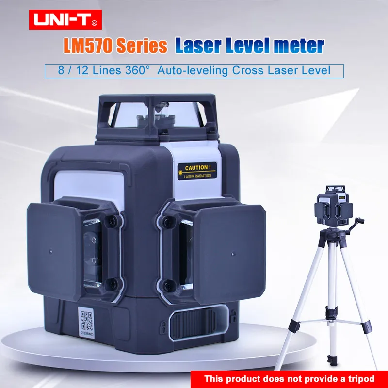 

UNI-T LM570 Series Laser Level meter 8 Lines 12 Lines 360 degree Auto-leveling Cross Laser Level meter LM572G LM573G LM573LD