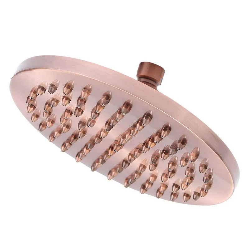 Preise Antike Rote Kupfer 8Inch Runde Regen Dusche Kopf Dusche Arm Wasser Saving Hand Dusche Kopf Spray 1,5 M dusche Schlauch