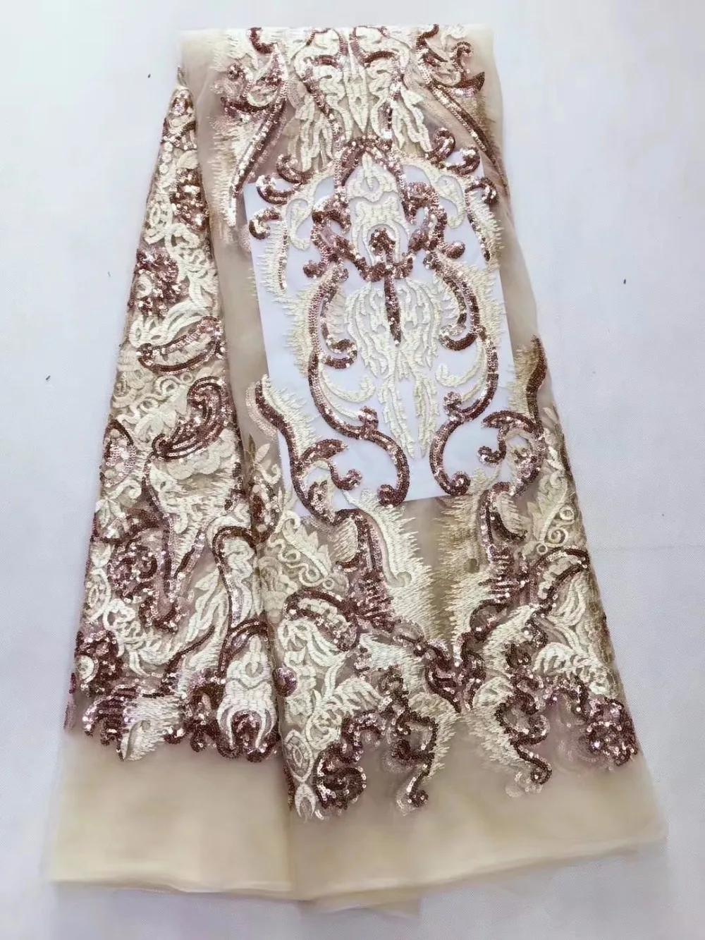 sequin and lace