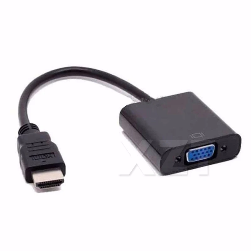 Адаптер преобразователь со штекера на штекер VGA RGB мама HDMI кабель 1080P HD TV монитор