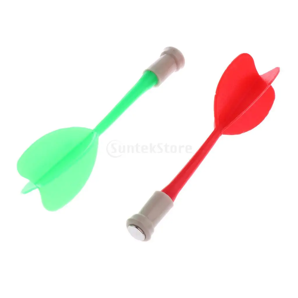 Safety Dart Board Set for Kids Adults - 9.45 inch Dartboard & 2 Magnet Darts