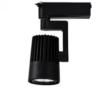 Светодиодный 15 Вт Трековый светильник с бескорпусным чипом лампы на рельсах 45mil 100lm/W равный 180 Вт галогенная лампа прожектор 85-265 в светодиодный светильник с изменяемым направлением освещения