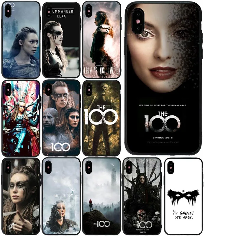 Babaite Heda Lexa The 100 TV Show Black TPU Soft Phone Cover for iPhone 8 7 6 6S Plus 5 5S SE XR X XS MAX Coque Shell