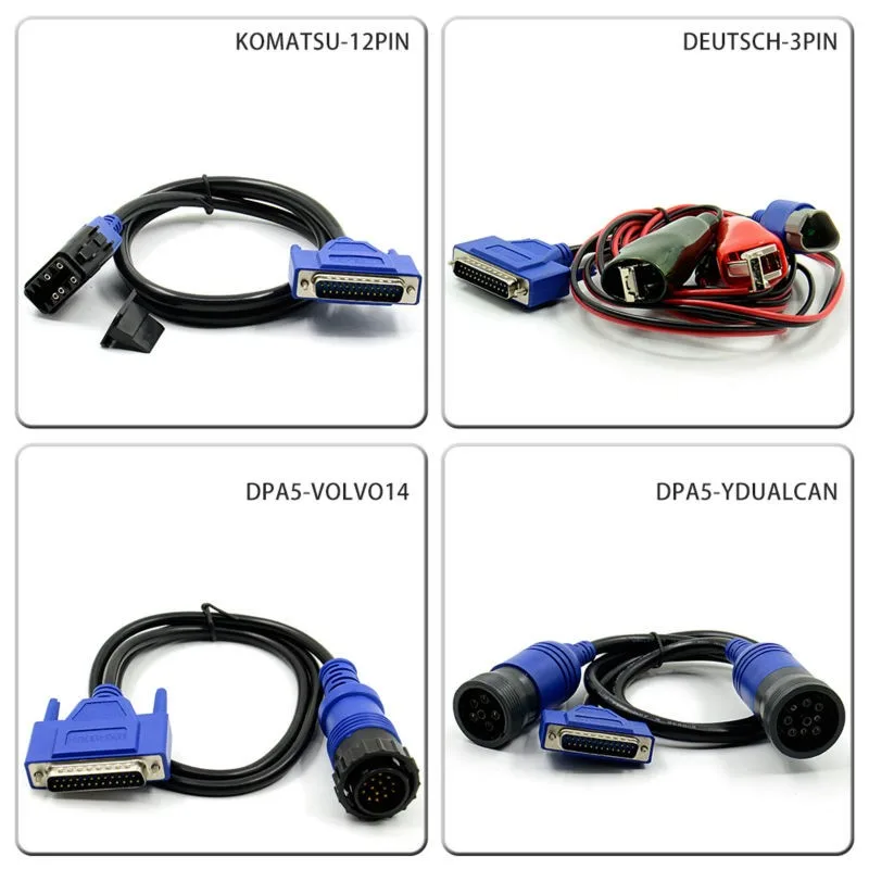 Без Bluetooth Dpa5 Dearborn Protocol Adapter 5 сверхмощный грузовик сканер CNH DPA 5 работает для мульти-брендов многоязычный