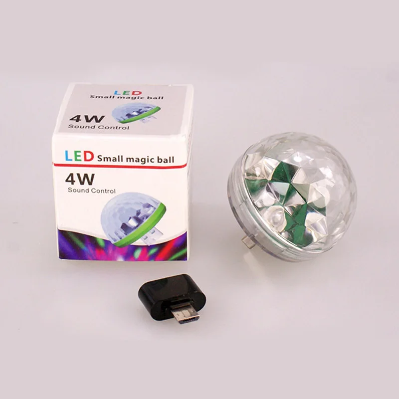 

Mini Disco Light Ball USB Led KTV Home Christmas Party Decor Lamp DJ Stage Bar