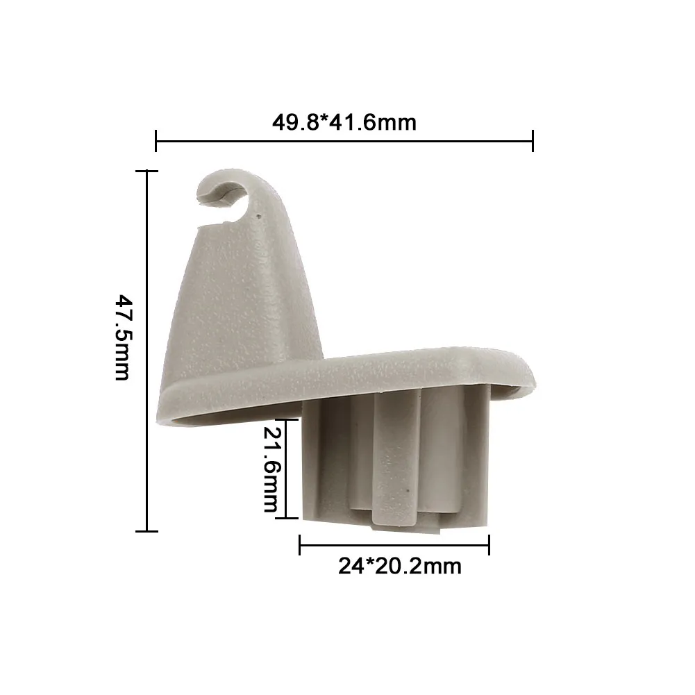 Автомобильный солнцезащитный козырек зажим подвесной крюк прочный Запасной Держатель Автомобильный кронштейн для Chrysler 300C салона автомобиля