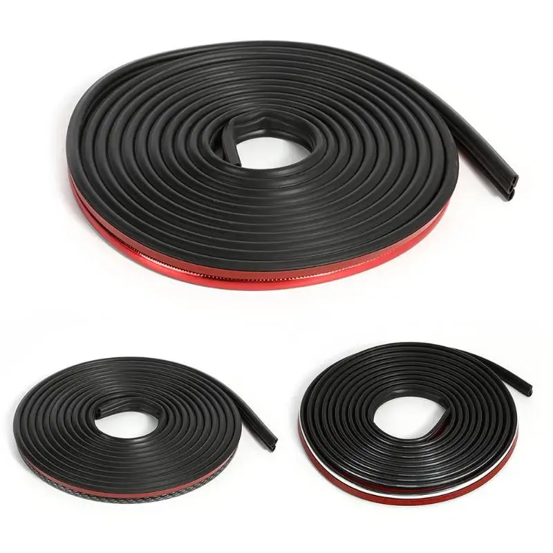 

5m B+J Type Car Door Seal Strip Rubber Soundproof Weatherstrip Edge Trim Strip