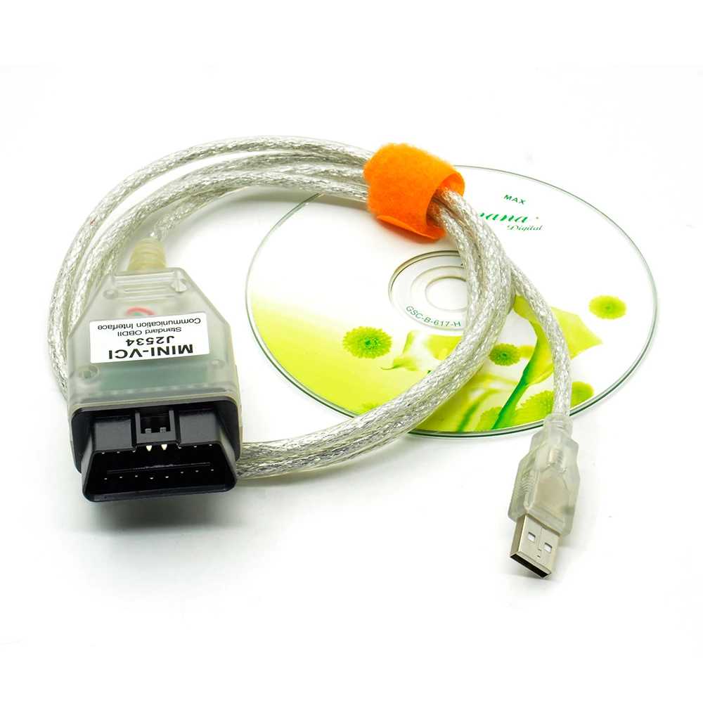 VSTM мини VCI интерфейс для TOY-OT-A последние V13.00.022 ТИС Techstream MINI-VCI FT232RL чип J2534 OBD2 Диагностический кабель