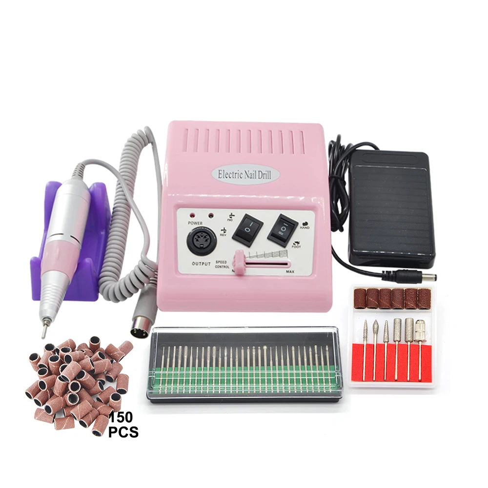 

Pink box design Nail Art Equipment Electric Nail Polishing Machine for carving, sanding, polishing, shaping and so on
