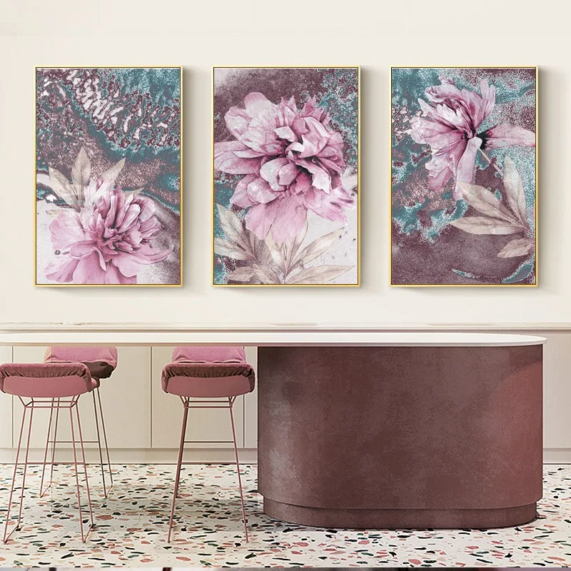 

Abstract Painting Scandinavian Poster Nordic Decoration Home Wall Art Flowers Posters And Prints Decorative Pictures Unframed