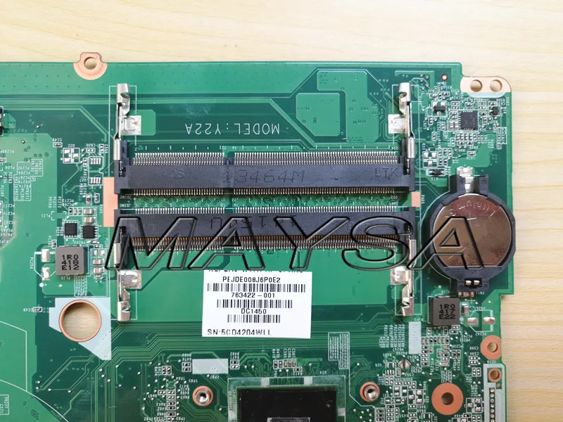 763422-501 صالح لل hp pavilion 17-F series laptop motherboard DAY22AMB6E0 rev: e A8-6410 اللوحة 90 يوما الضمان 100% اختبار