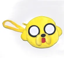 Мультфильм время приключений собака JakeThe плюшевая хлопковая фланелевая сумка Пенни портмоне ноль кошелек ювелирные изделия мешок