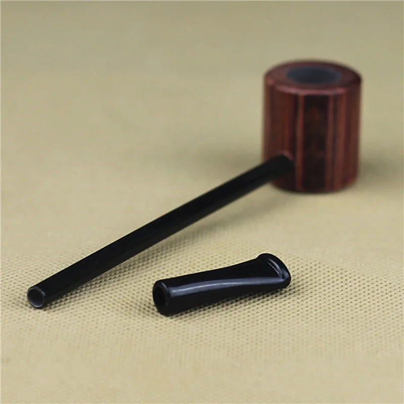 

New Vintage Enchase Wooden Smoking Pipe Tobacco Cigarettes Cigar Pipes Durable S0N09 P40
