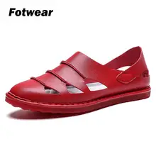 Fotwear; мужские Летние кожаные сандалии премиум-класса; Повседневная обувь; уличные сандалии; пляжная Роскошная брендовая одежда; повседневная мужская обувь