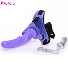 Big Size Silicone Strapon Dildo Vibrator for Men Women Multi-speed Strap ons Dildo Anal Vibrator Lesbian Sex Toys for Couples