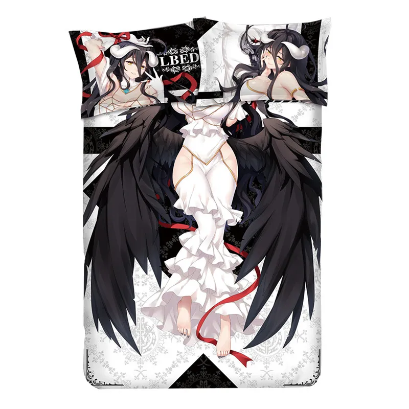 Overlord Albedo кровать в стиле аниме простыни постельные принадлежности пододеяльник