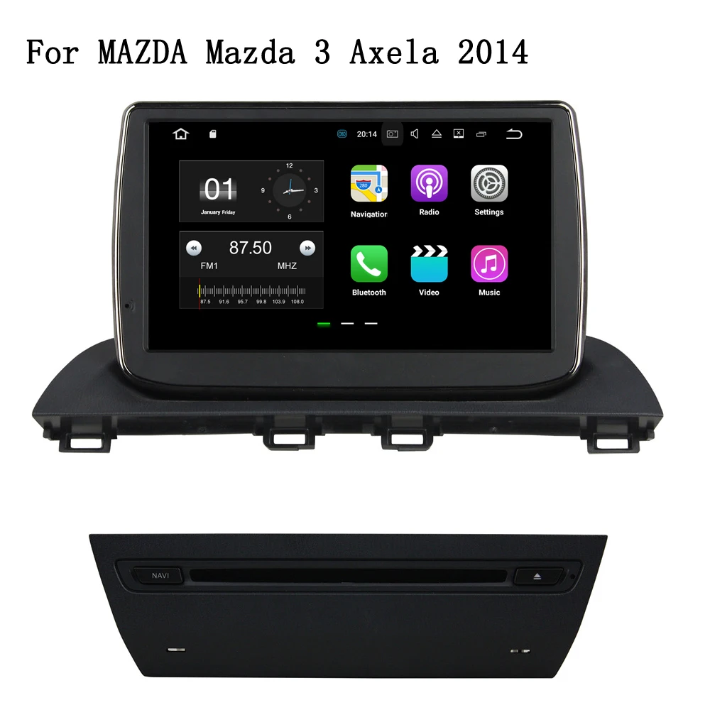 Android 7.1.2 Car Stereo Auto Radio DVD Car Player For Mazda 3 Axela