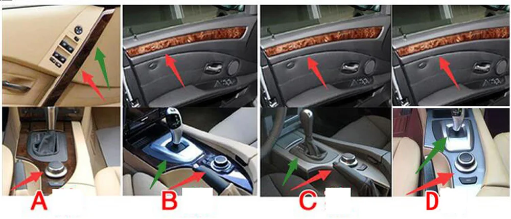 Автомобильный-Стайлинг, новинка, 5D углеродное волокно, Автомобильный интерьер, центральная консоль, изменение цвета, молдинг, наклейки, наклейки для BMW 5 серии E60 2004-2010