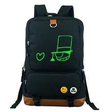 Curnane фосфоресцирующие рюкзаки унисекс холст детский рюкзак Подростковая мультяшная сумка дорожный школьный рюкзак для детей