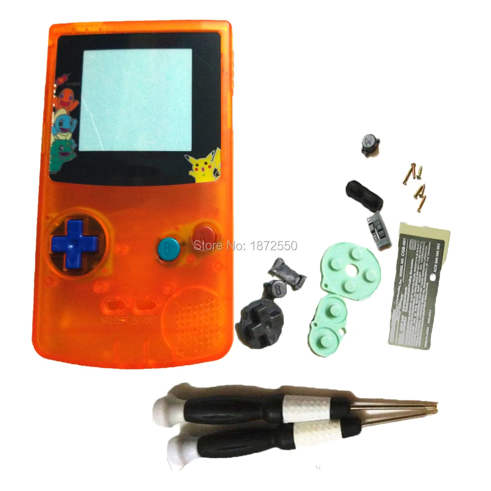 Карманная версия корпуса для Gameboy цвет GBO DMG игровая консоль мальчик цветной чехол с красочными кнопками