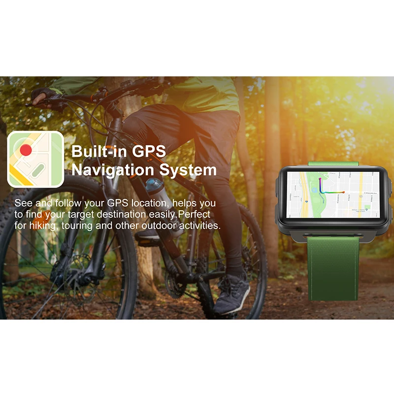 ITORMIS Android Bluetooth Smart Watch Phone Smartwatch Sport with 3G Wifi GPS WhatsApp Big Battery Heart Rate Tracker Men Women