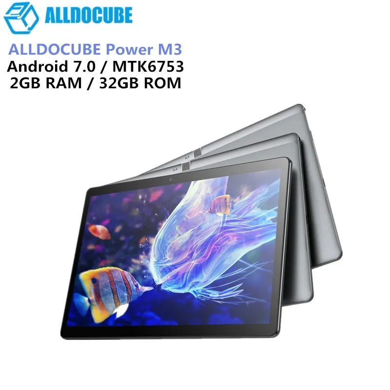 

ALLDOCUBE M3 4G Phablet 10.1 inch Tablet PC Android 7.0 MTK6753 Octa Core 2GB RAM 32GB ROM 1920*1200 IPS Tablets