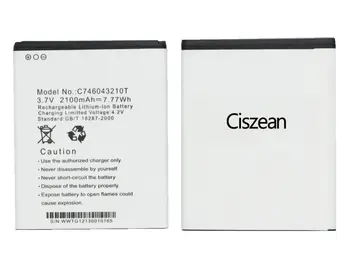 

Ciszean 10x 3.7V 2100mAh Replacement Li-ion Battery C746043210T For BLU STUDIO 5.0 D530 D530X D531K D530e D530k batteries