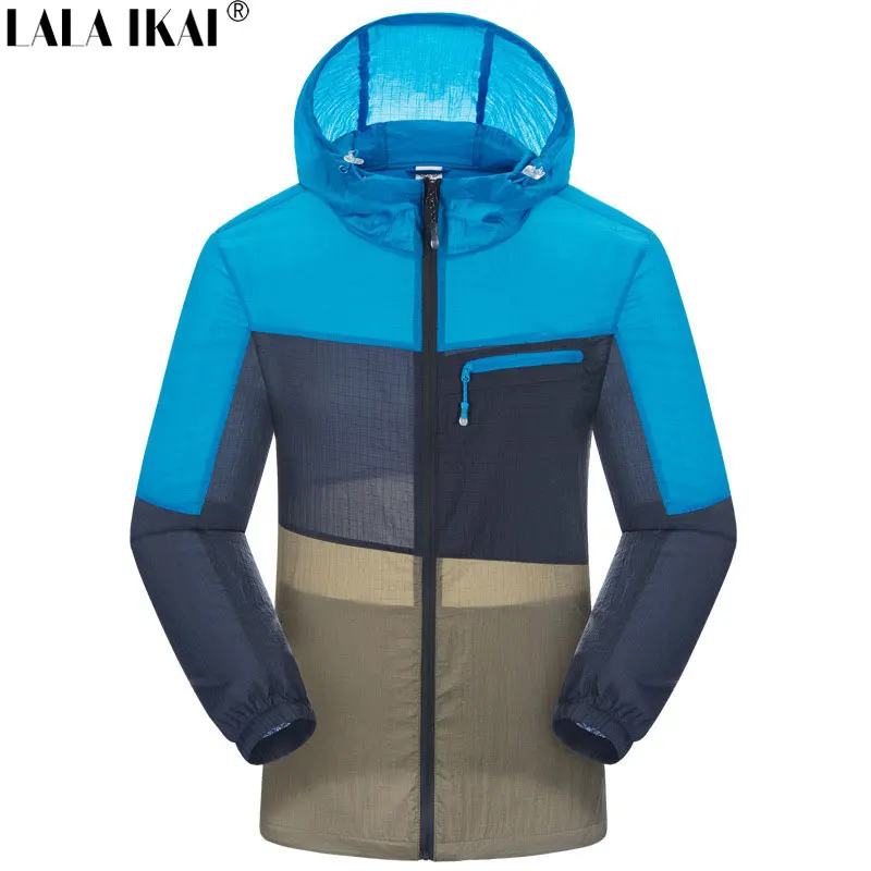 LALA IKAI Sun Protection Coats Men Women Waterproof Quick Dry Hiking