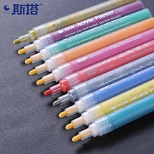 12/12 Цветов маркер для рисования набор для рисования для бизнес планирования школьные принадлежности канцелярские товары