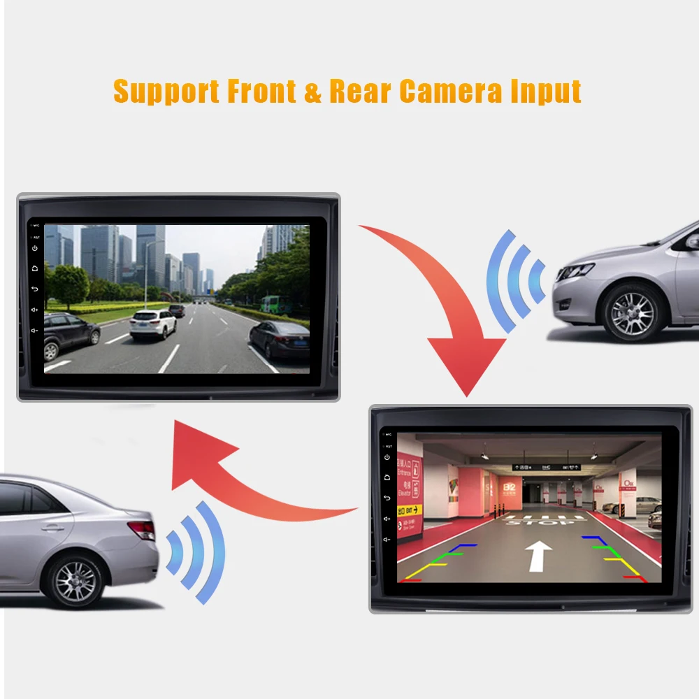 Best Android 9.0 Car 1 din Stereo for Hyundai IX35 Car Radio MP3  Bluetooth 9"  IPS Multi Touch Screen 4