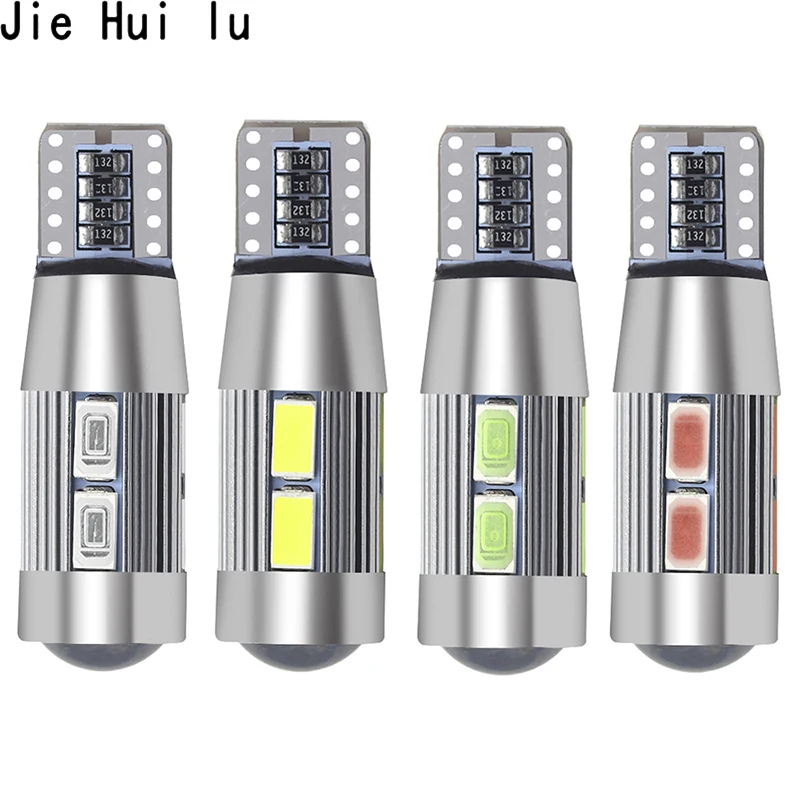 

2Pcs LED T10 W5W 10 SMD 5630 5730 LED Car Marker Light Auto Lamp 12V Light Bulbs for ford focus 2 3 fiesta mondeo ecosport kuga