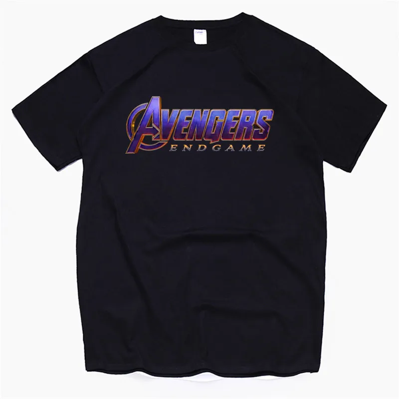 Men's Avengers Endgame Funny Cotton T Shirts Summer Workout Infinity War-Part II T-shirt Avengers 4 Anime T Shirt Dropshipping