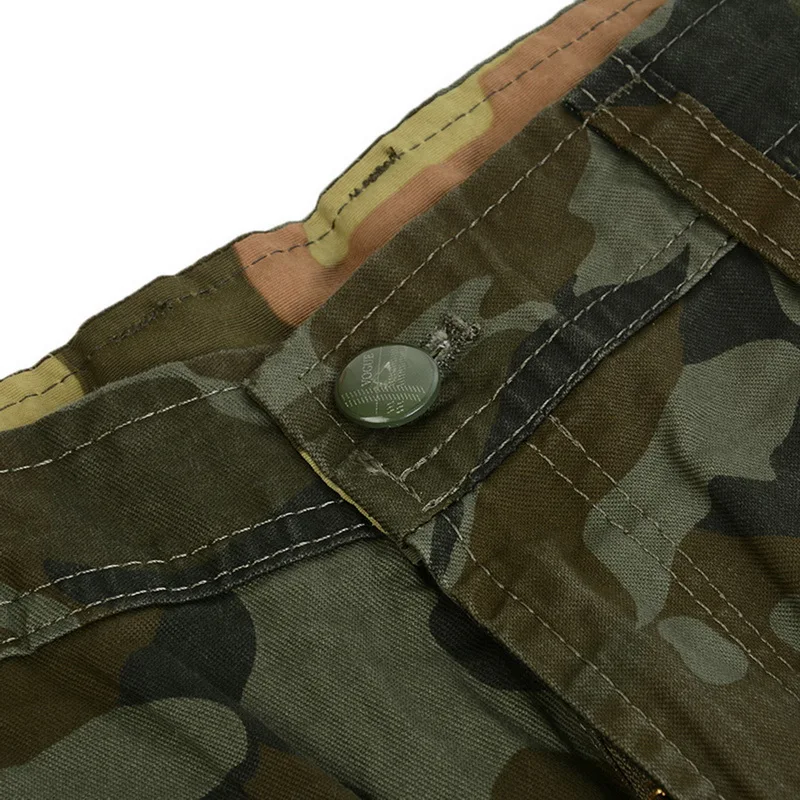 Мужские шорты Карго, мужские камуфляжные военные шорты, новые летние спортивные шорты больших размеров в стиле хип-хоп, повседневные мужские камуфляжные шорты Карго