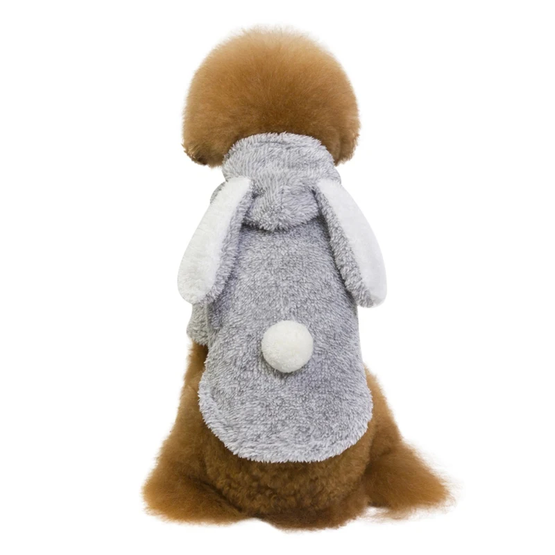 

Pet Dogs Coats Autumn Winter Lovely Plush Hoodie Coat Puppies Warm Costume Z