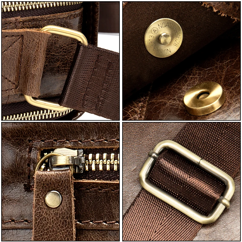  MVA Men's Genuine Leather Bag Crossbody Bags for Men Messenger Bag Men Leather fashion Men's Should - 32725424002
