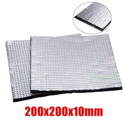 2pcs200x200mm Теплоизоляция Хлопок с клейкой лентой 10 мм толщина водонепроницаемый для подогрева кровати пластина для Wanhao 3d принтера